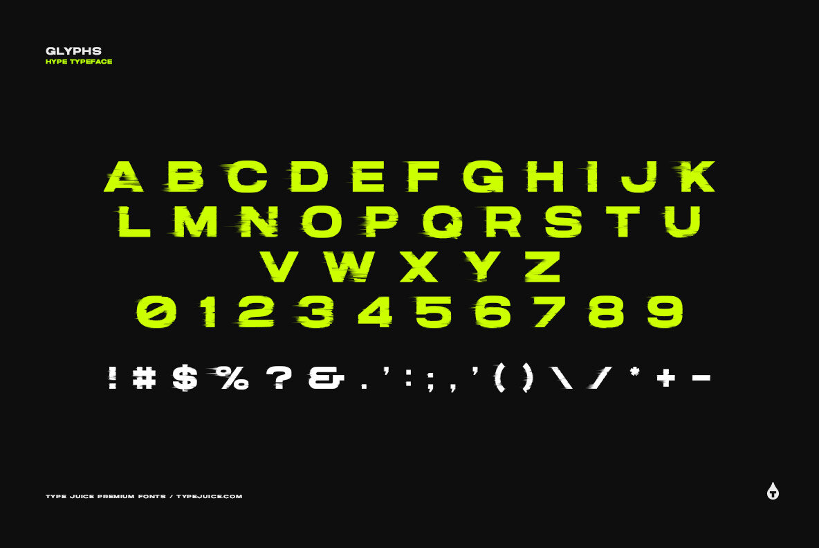 Hype SVG Font Hype SVG Font