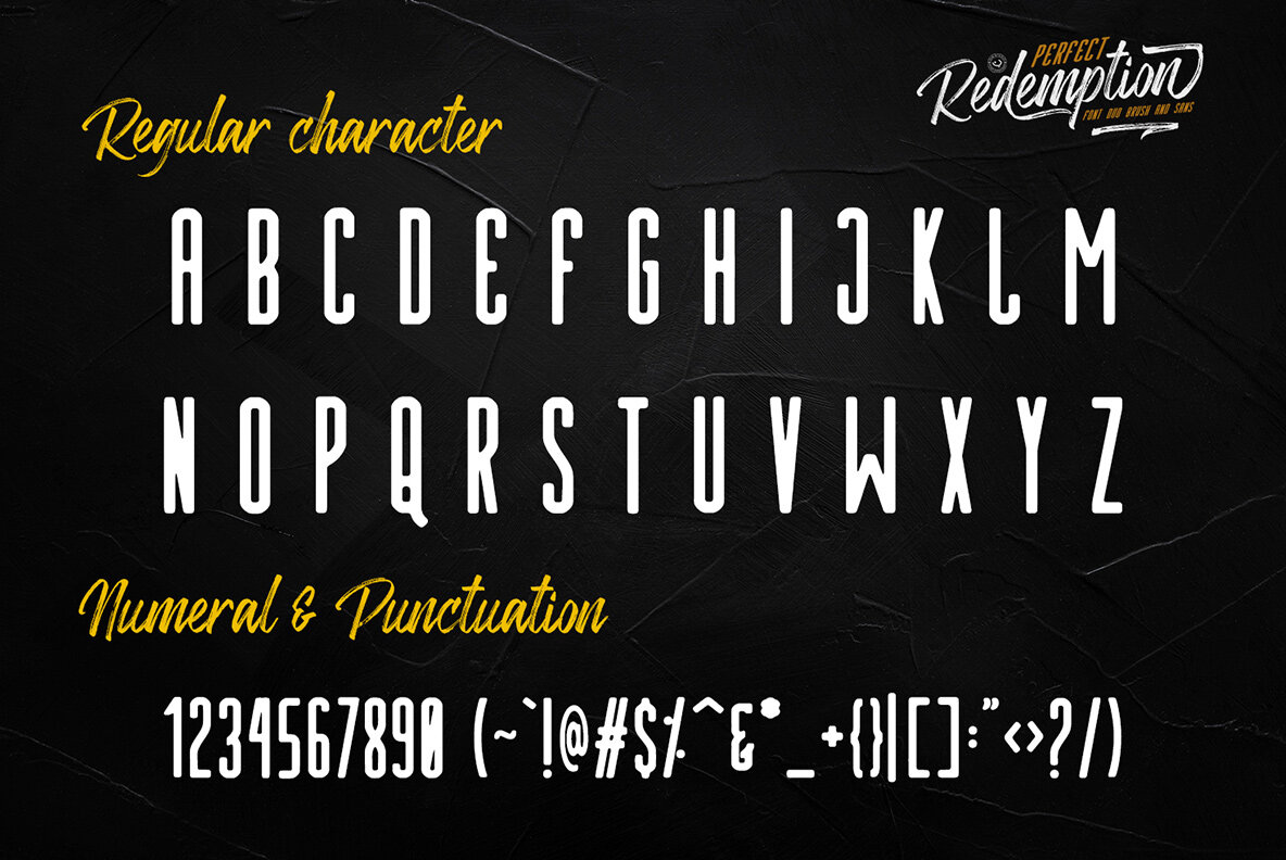 Perfect Redemptation Font Duo 13