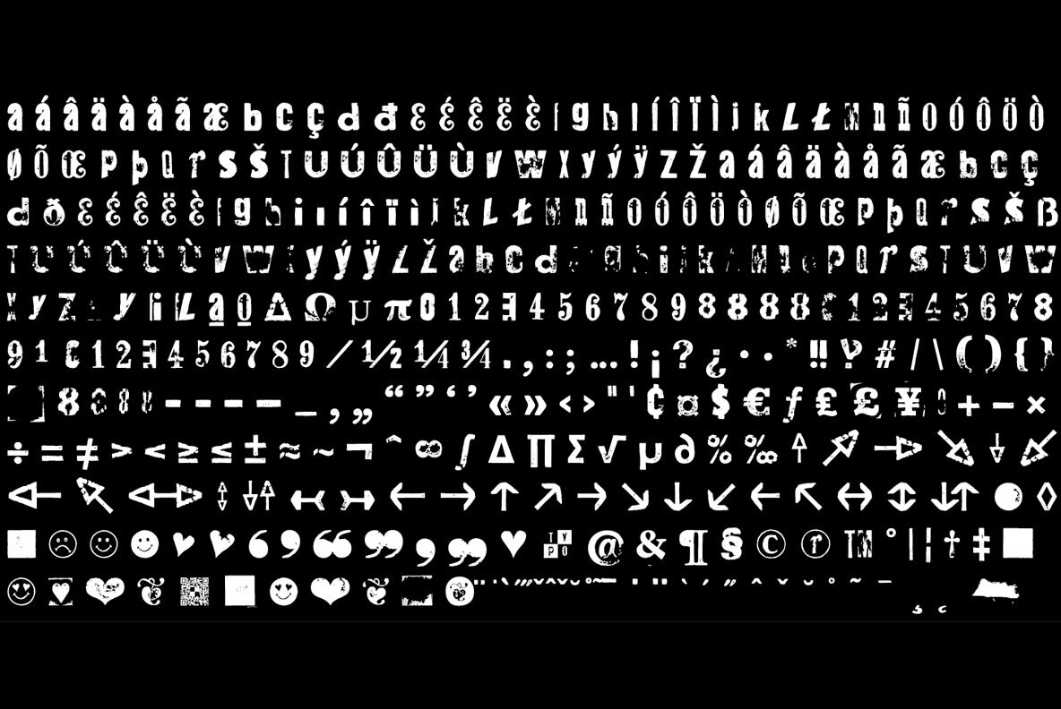 Hand Stamp Wood Desktop Font A T Youworkforthem