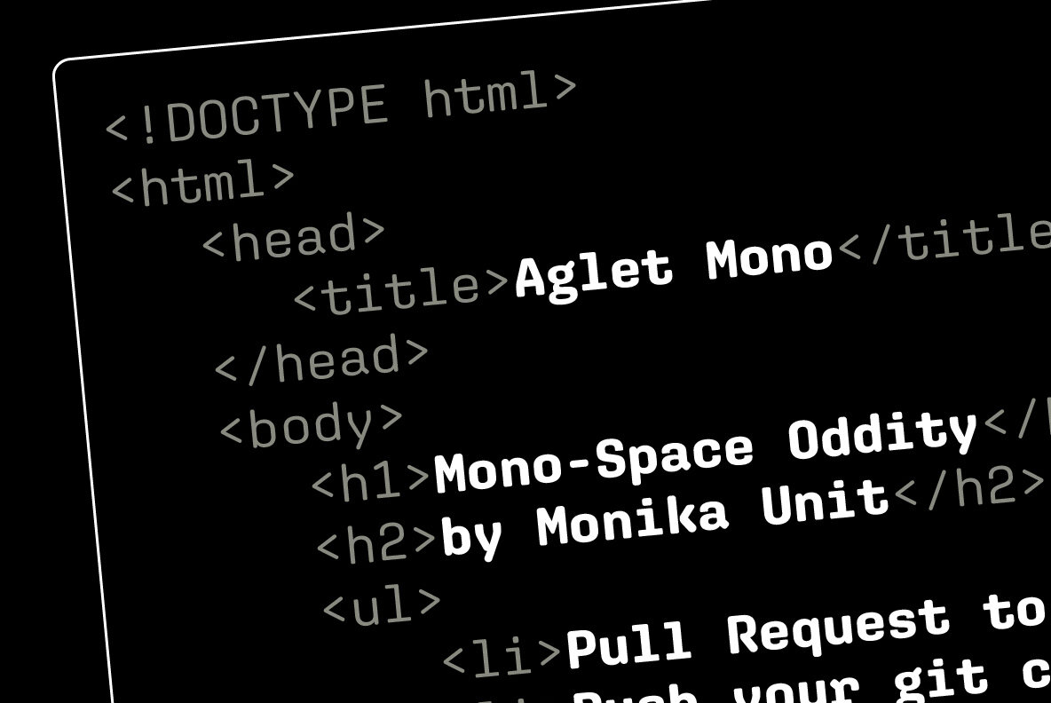 Aglet Mono Aglet Mono