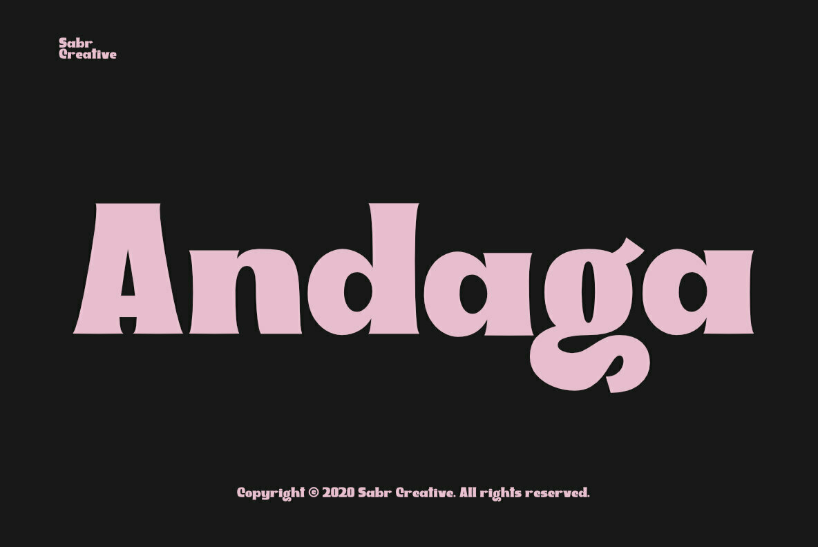 Andaga Font