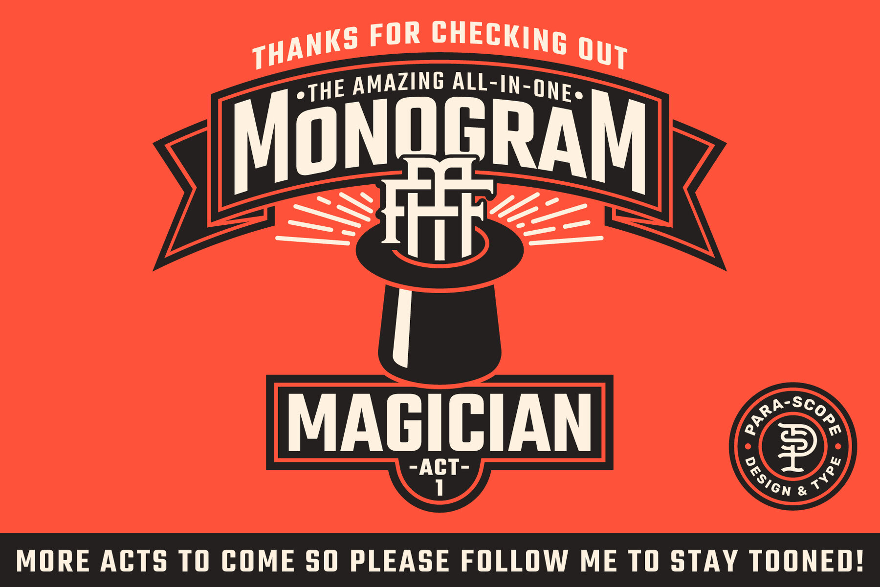 MONOGRAM MAGICIAN   ACT 1 11