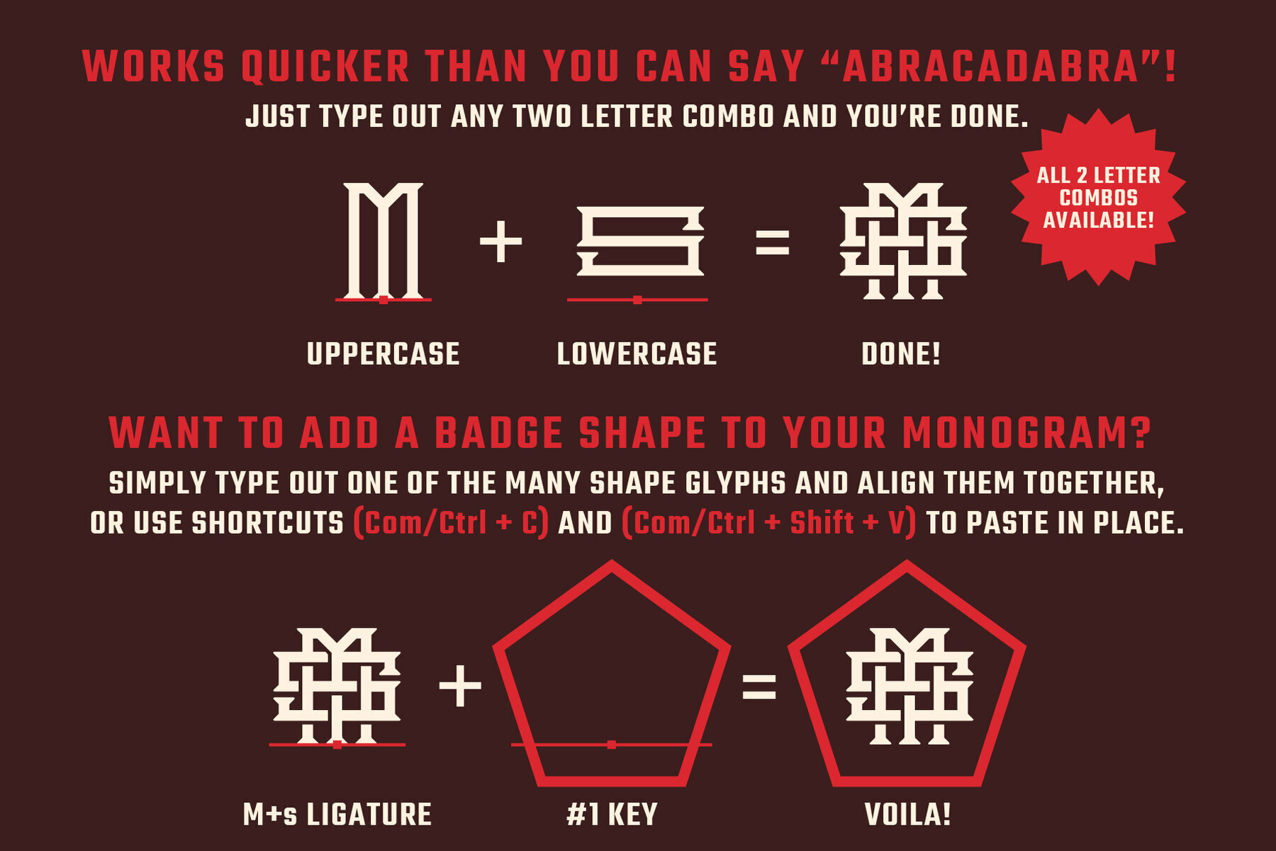 MONOGRAM MAGICIAN   ACT 3 3