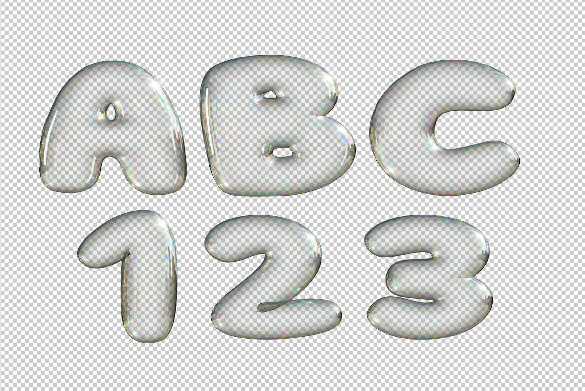 Soap Bubbles SVG Font Soap Bubbles SVG Font