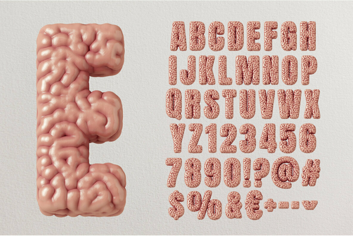 Brain SVG Font Brain SVG Font