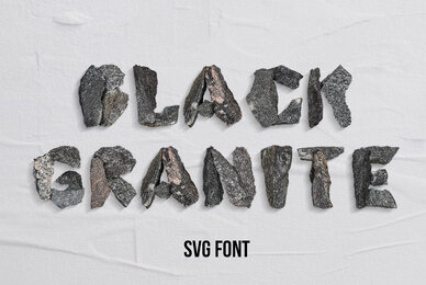 Black Granite SVG Font
