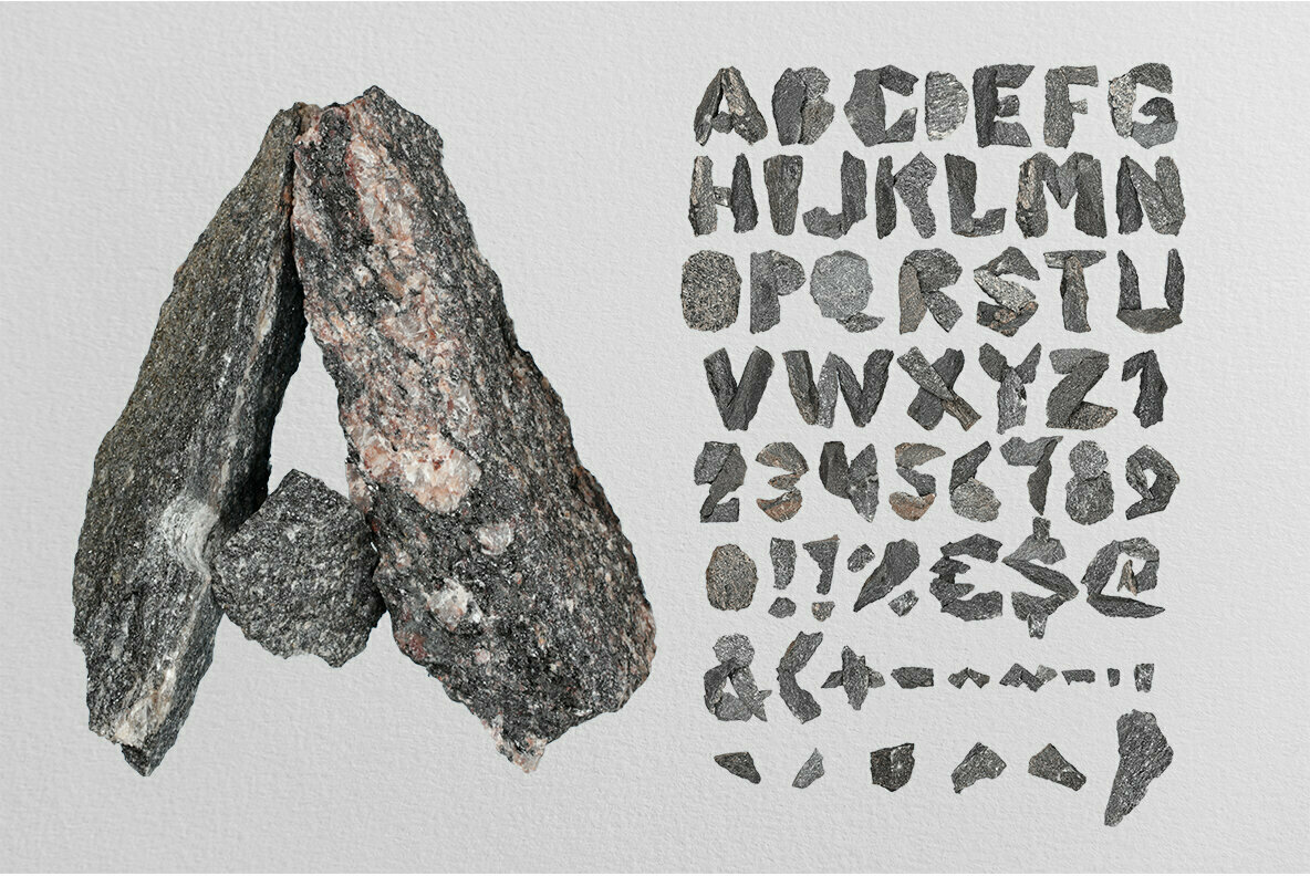 Black Granite SVG Font Black Granite SVG Font