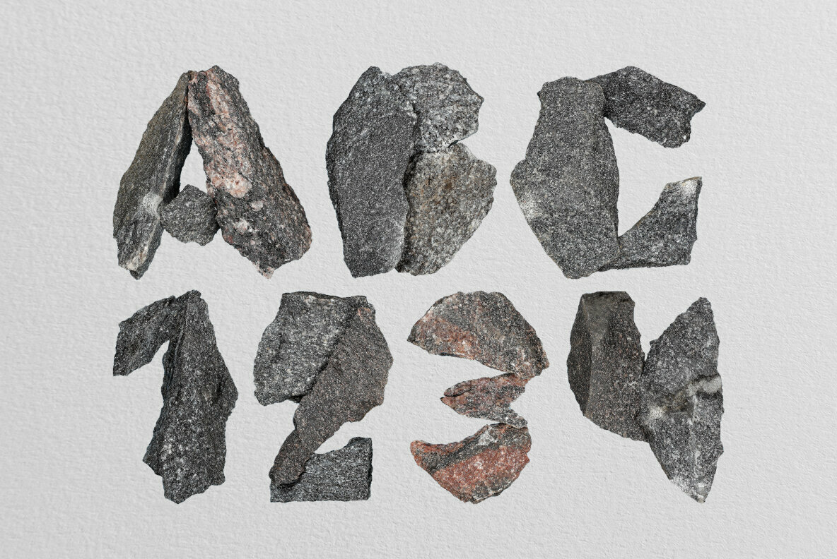 Black Granite SVG Font Black Granite SVG Font