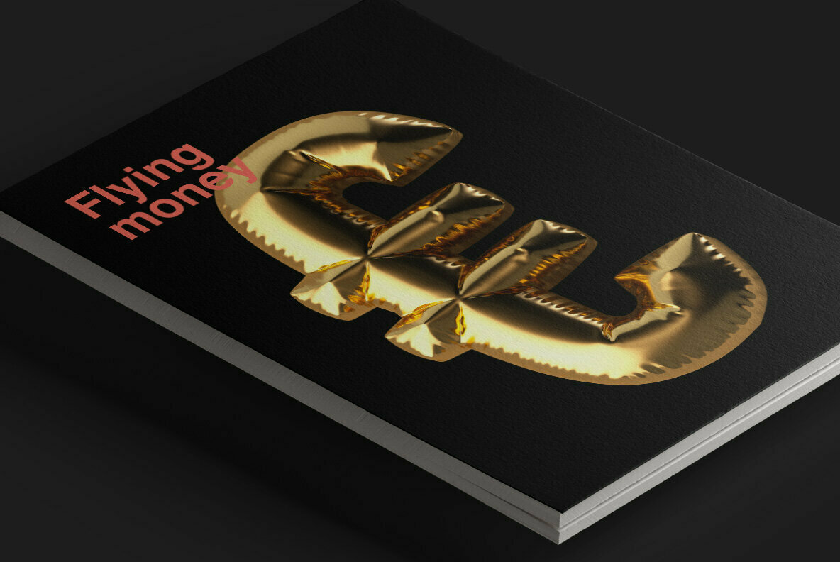 Golden Balloons SVG Font 3