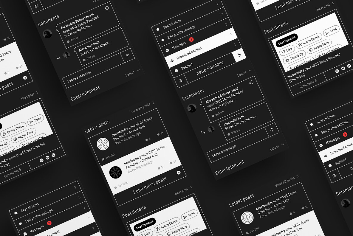 neue UXUI Icons Rounded neue UXUI Icons Rounded