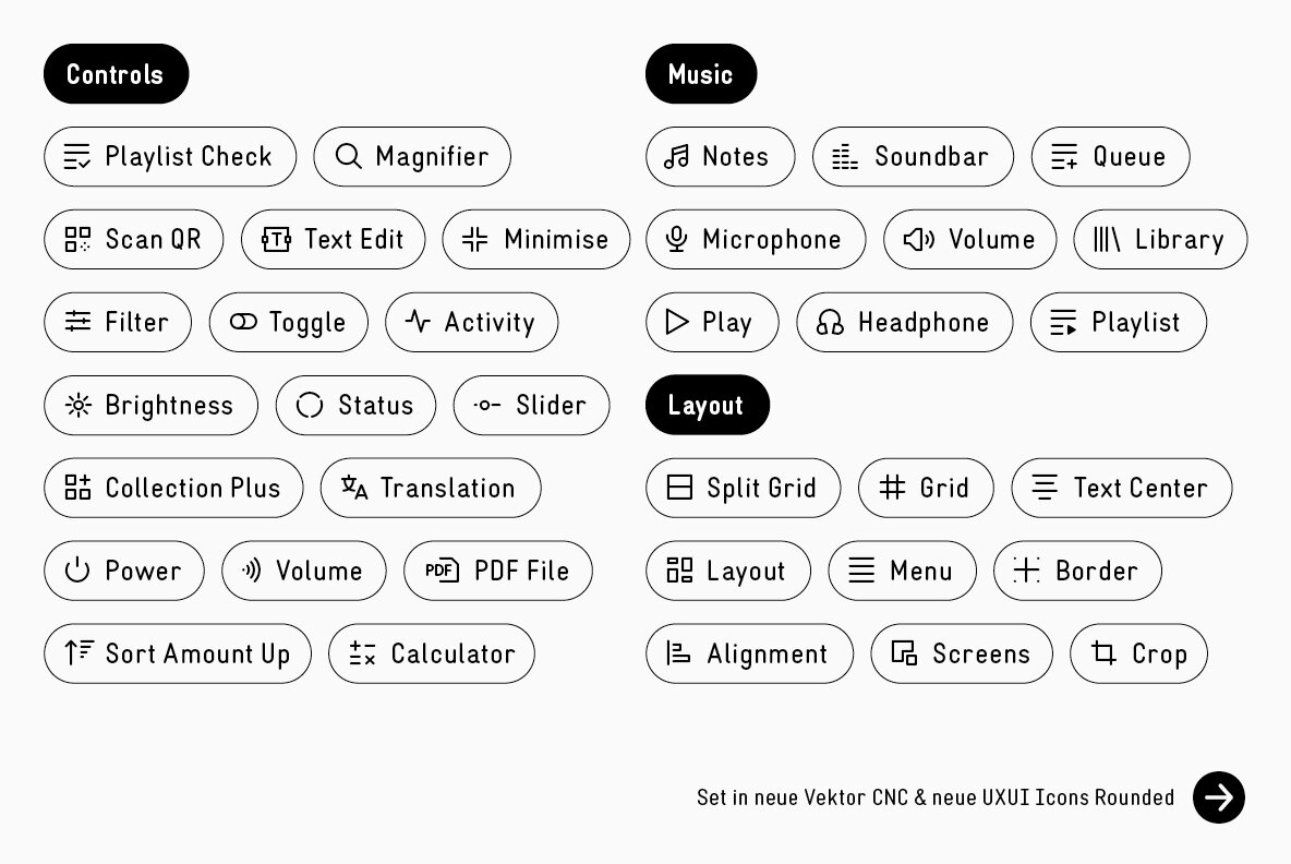neue UXUI Icons Rounded neue UXUI Icons Rounded