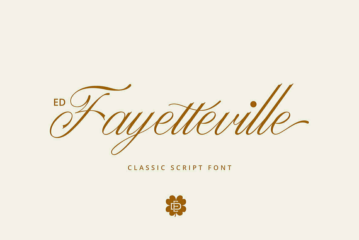 ED Fayetteville Script Font