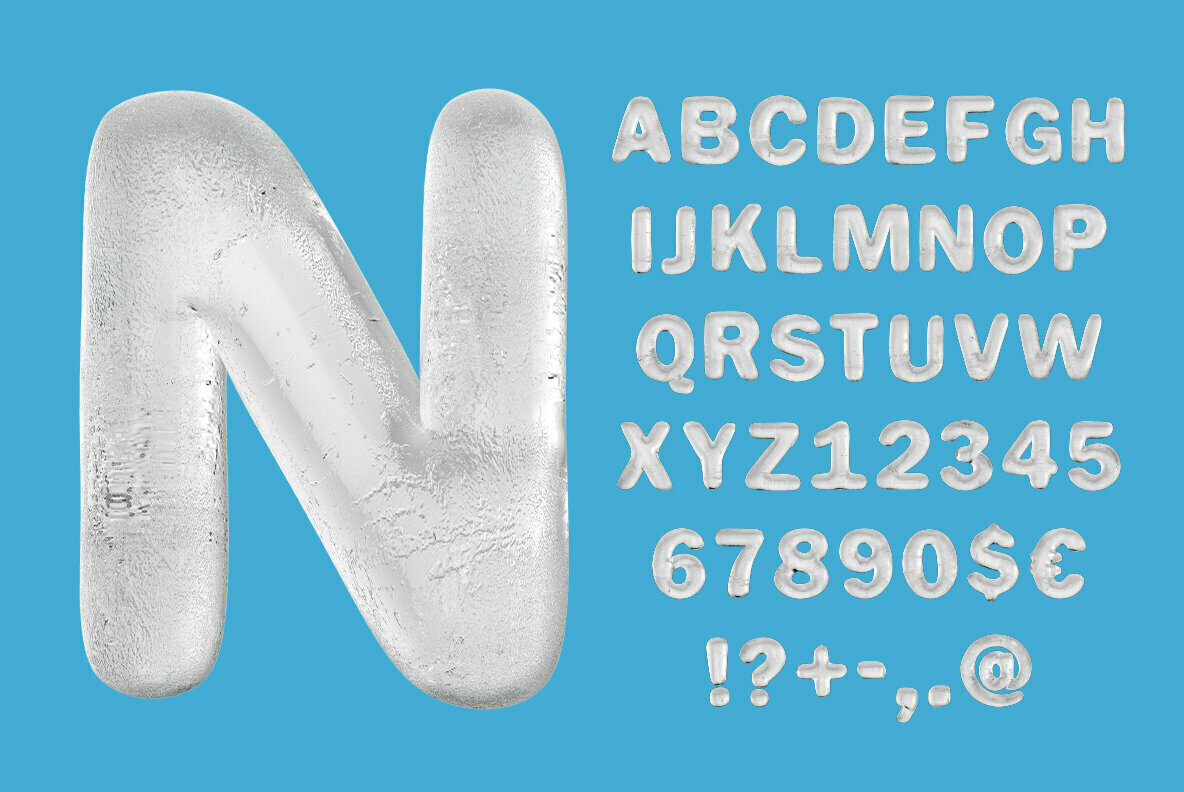 Ice Rounded SVG Font 2