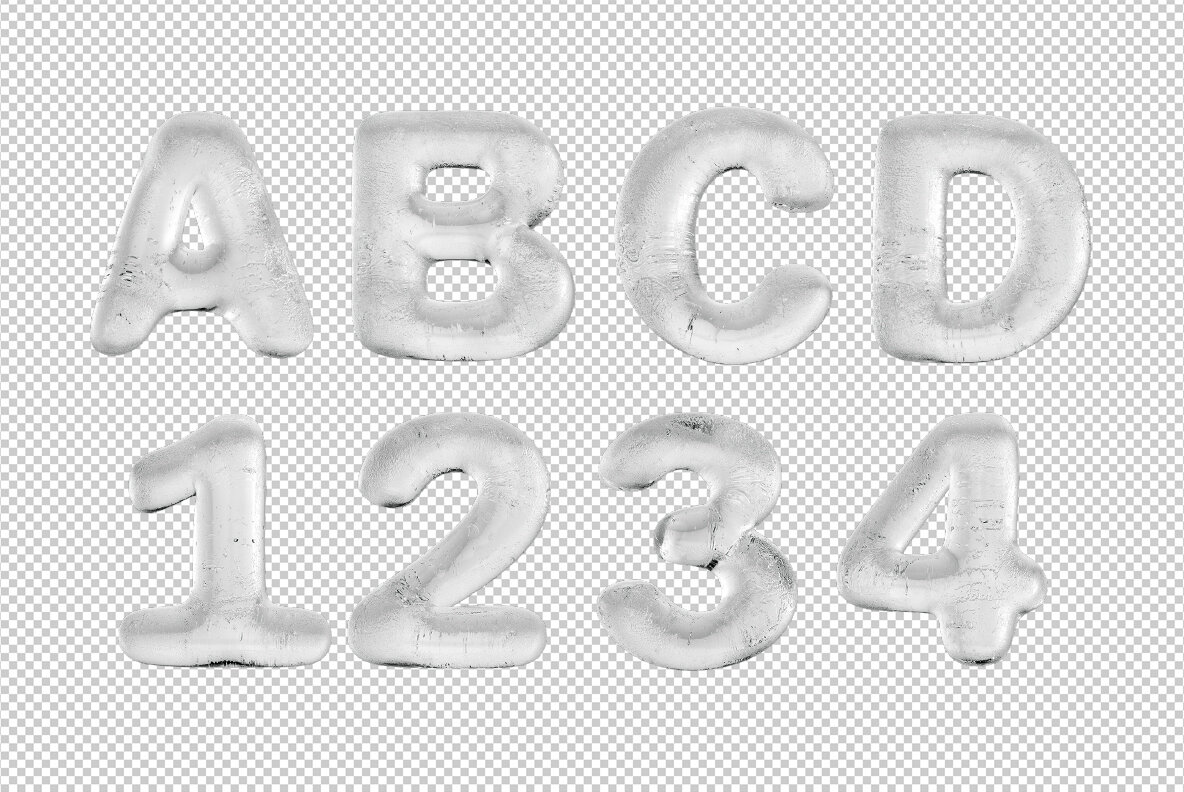 Ice Rounded SVG Font 8