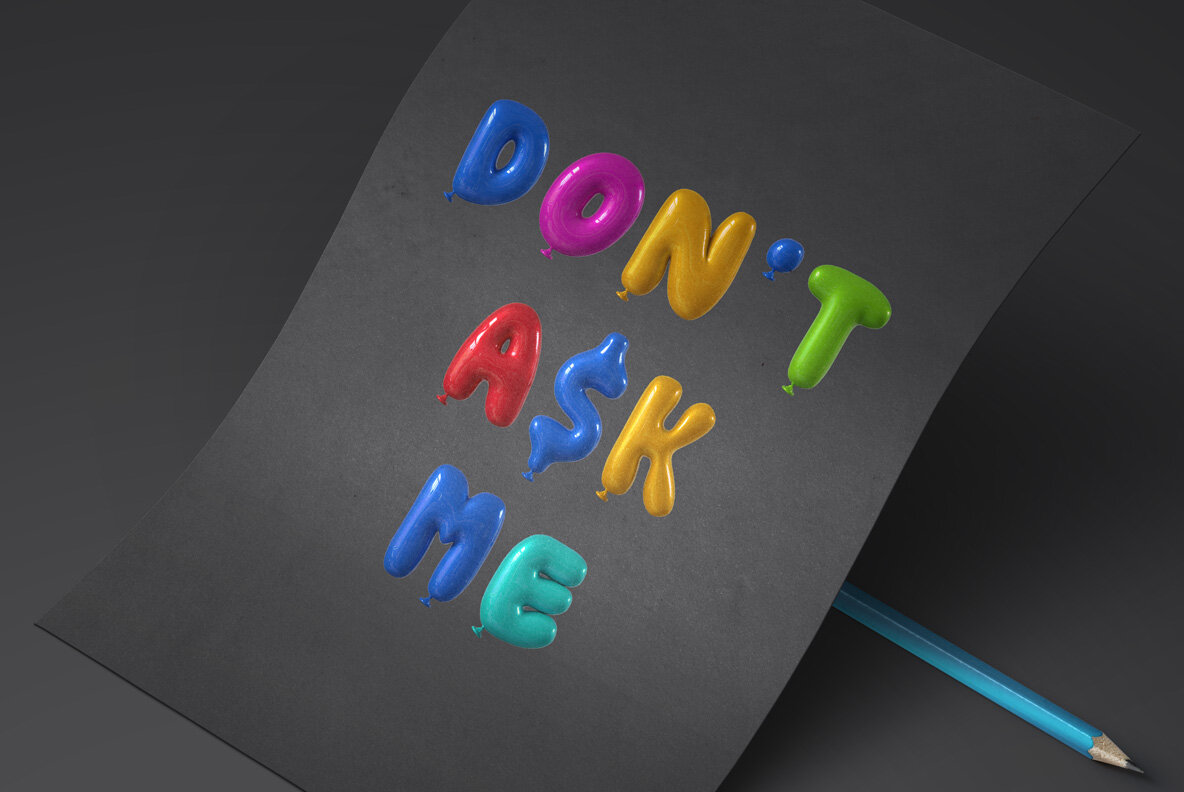 Happy Balloons SVG Font 8