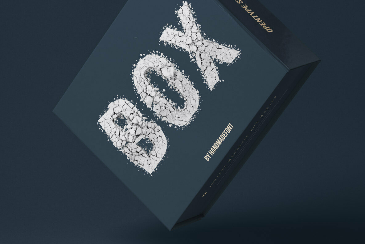 Particle Rock SVG Font Particle Rock SVG Font