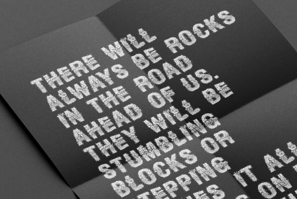 Particle Rock SVG Font Particle Rock SVG Font