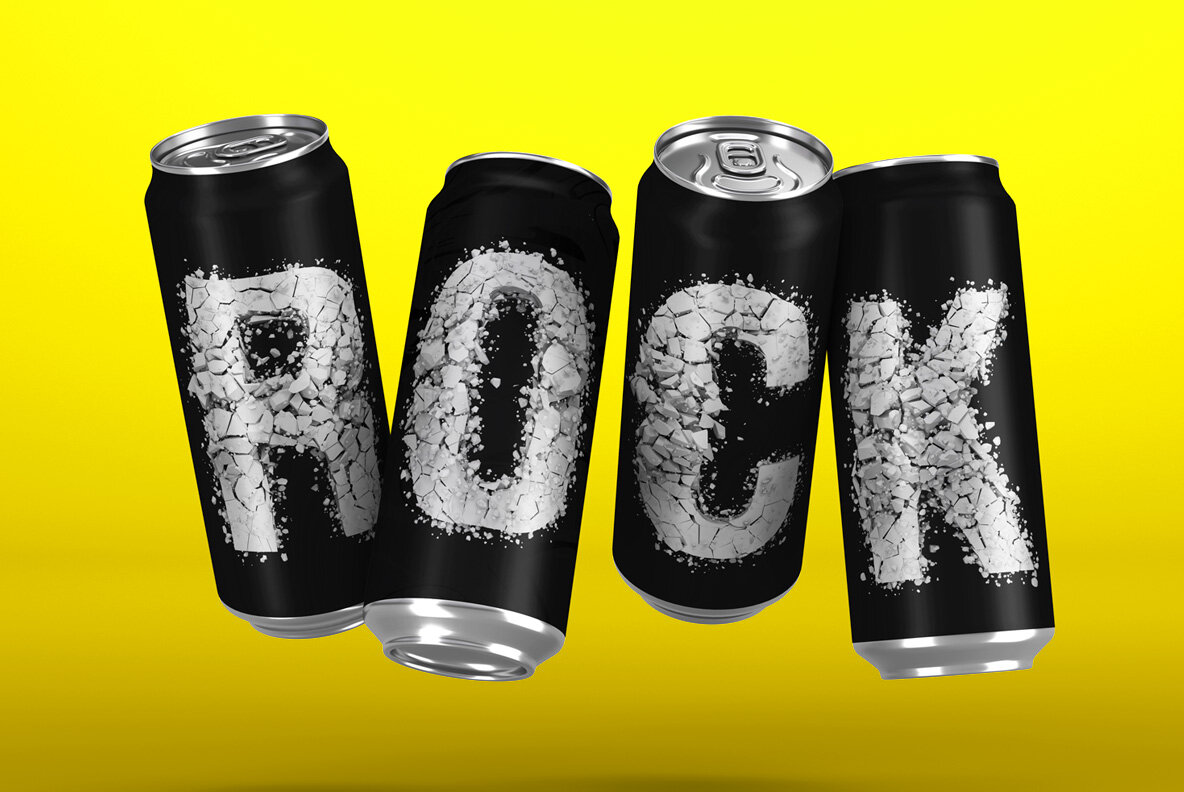 Particle Rock SVG Font Particle Rock SVG Font