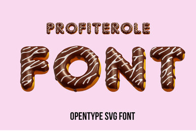 Profiterole SVG Font