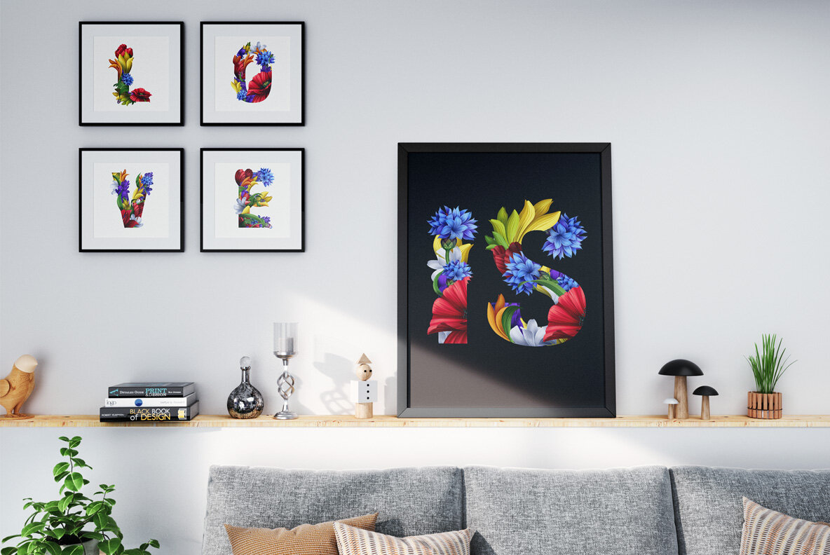 Flowers Wacomka SVG Font 8