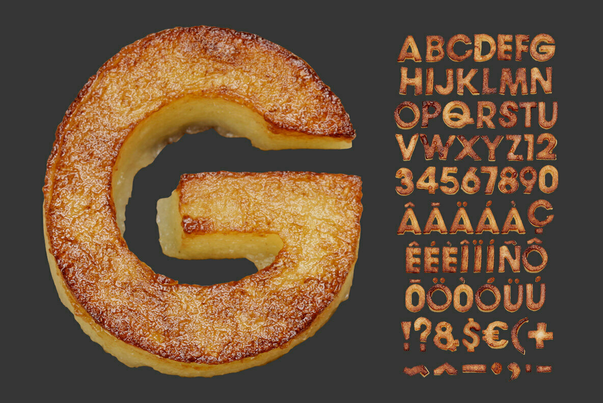 Fried Potatoes SVG Font Fried Potatoes SVG Font