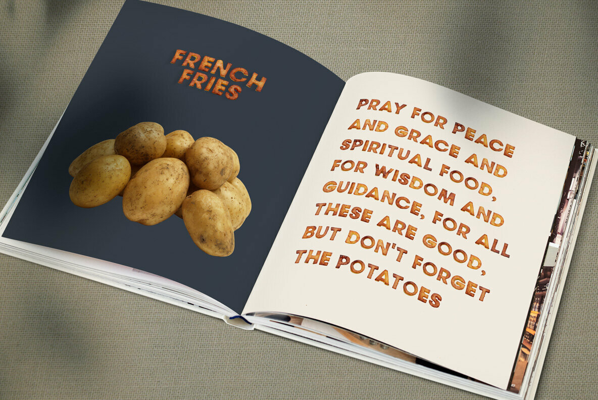 Fried Potatoes SVG Font Fried Potatoes SVG Font