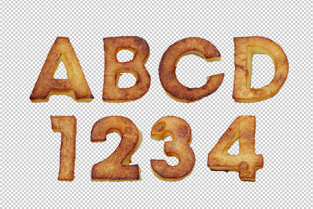 Fried Potatoes SVG Font Fried Potatoes SVG Font