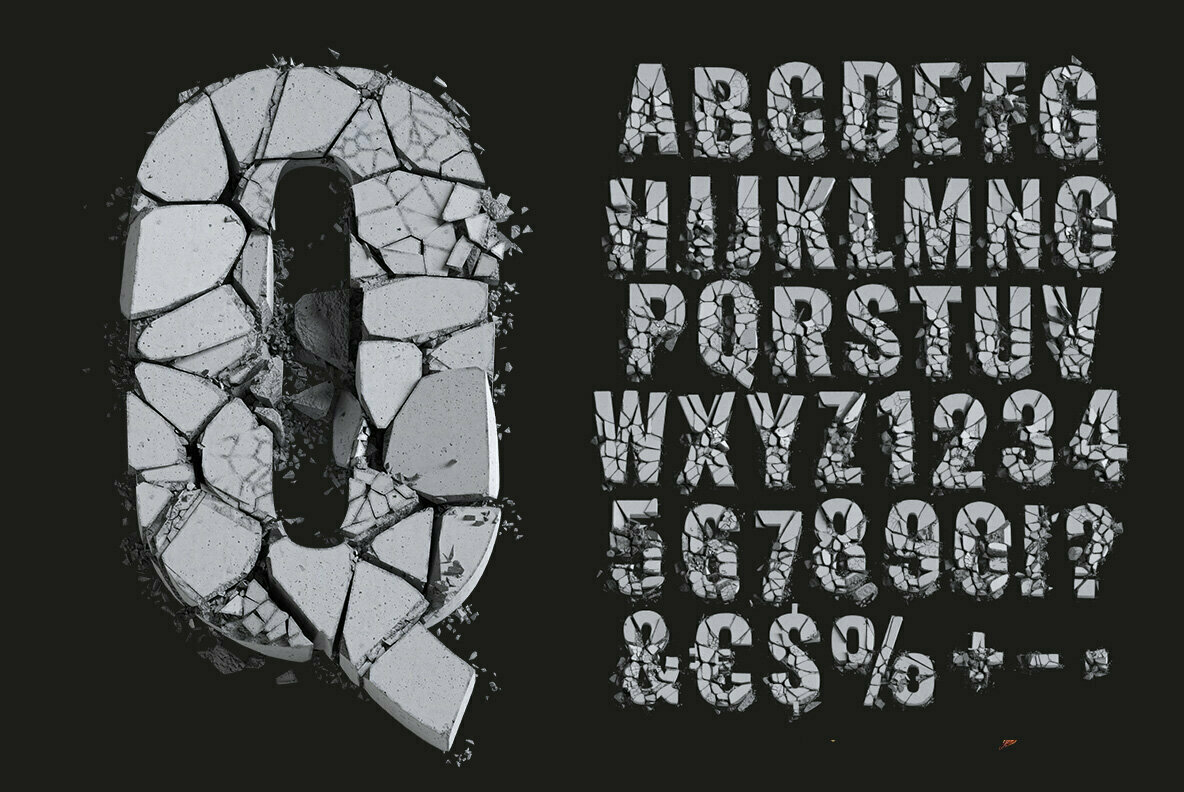 FOT Concrete SVG Font FOT Concrete SVG Font