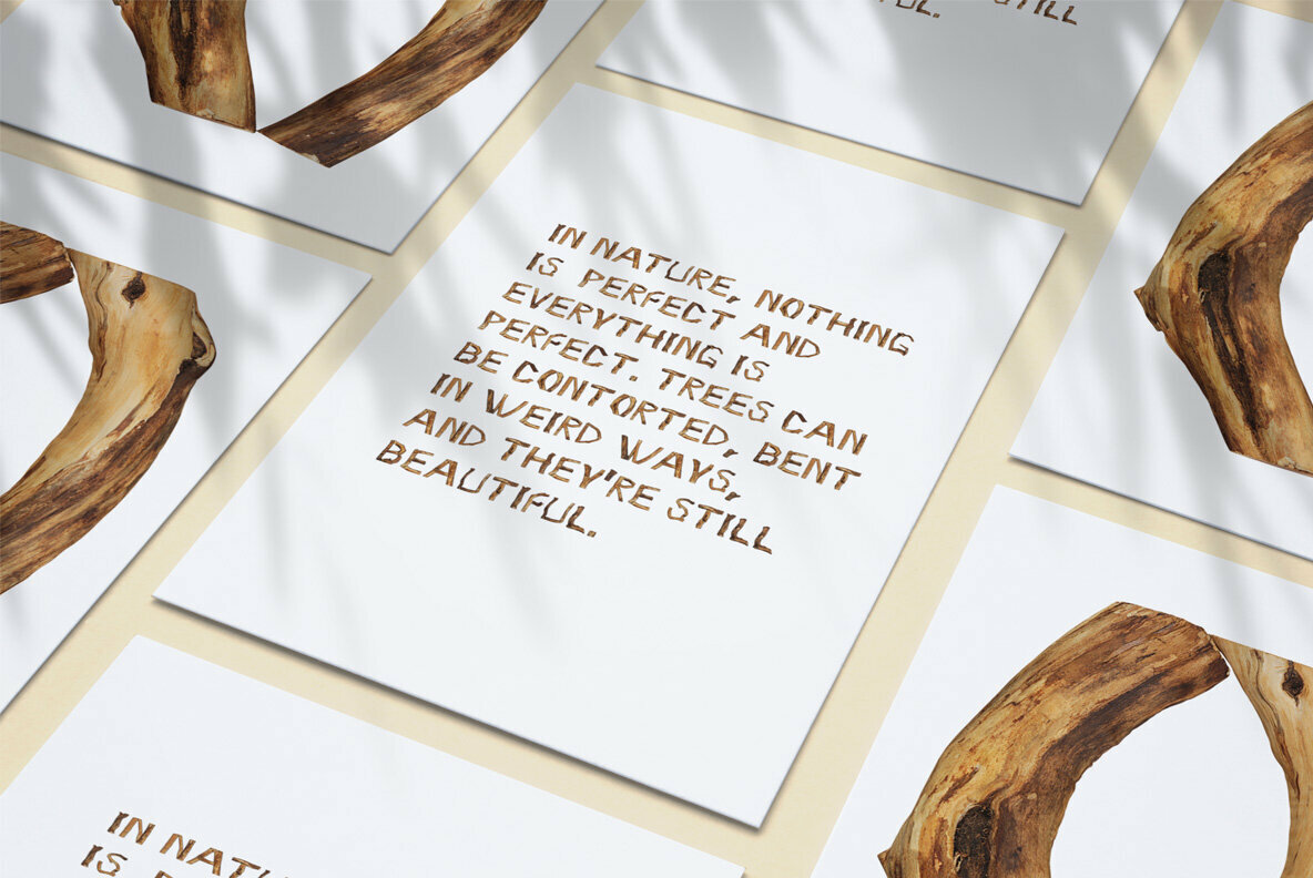 Craft Wood SVG Font Craft Wood SVG Font