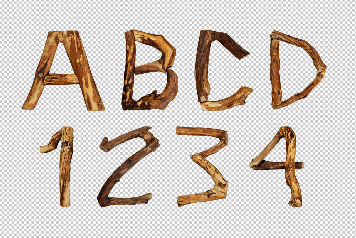Craft Wood SVG Font Craft Wood SVG Font