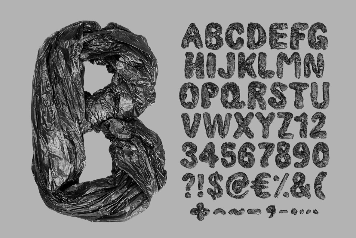 Garbage Bags SVG Font Garbage Bags SVG Font