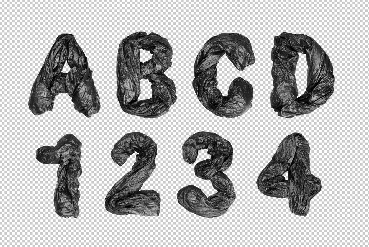 Garbage Bags SVG Font Garbage Bags SVG Font