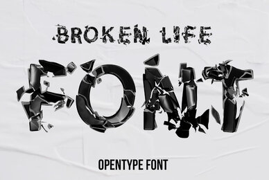 Broken Life SVG Font