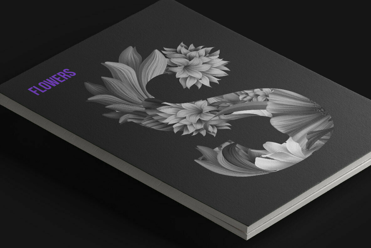 Flowers Wacomka SVG Font Flowers Wacomka SVG Font