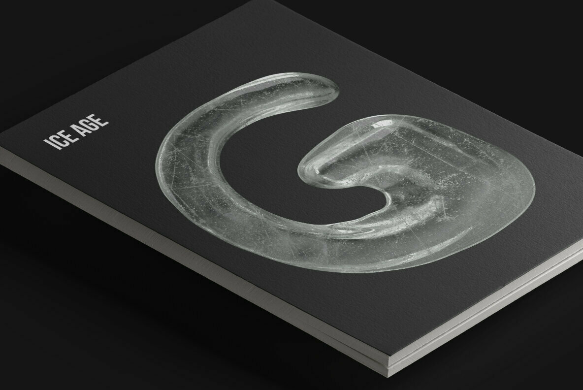 Melted Ice SVG Font Melted Ice SVG Font