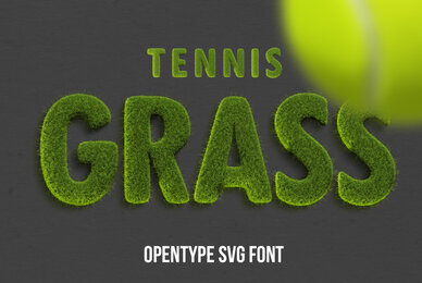 Tennis Grass SVG Font