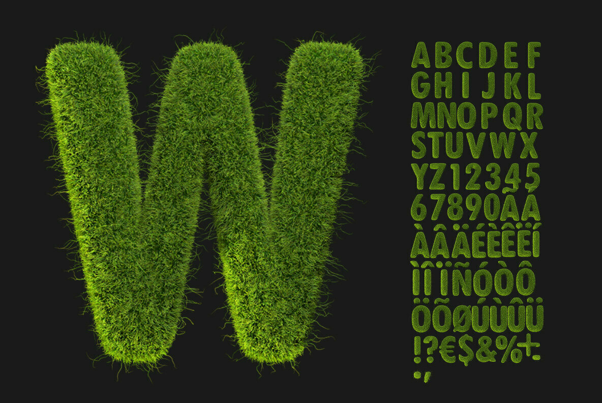 Tennis Grass SVG Font Tennis Grass SVG Font
