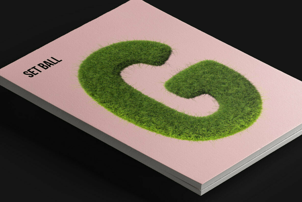 Tennis Grass SVG Font Tennis Grass SVG Font
