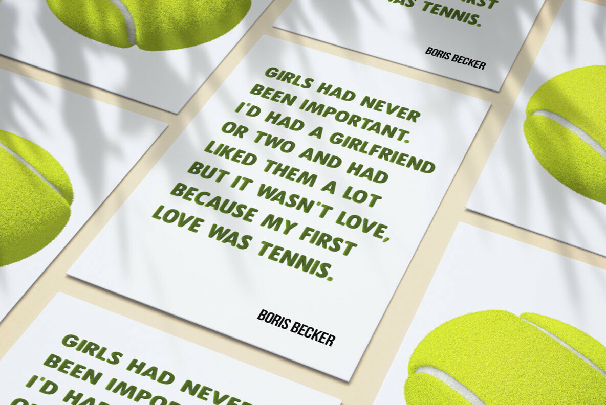 Tennis Grass SVG Font Tennis Grass SVG Font