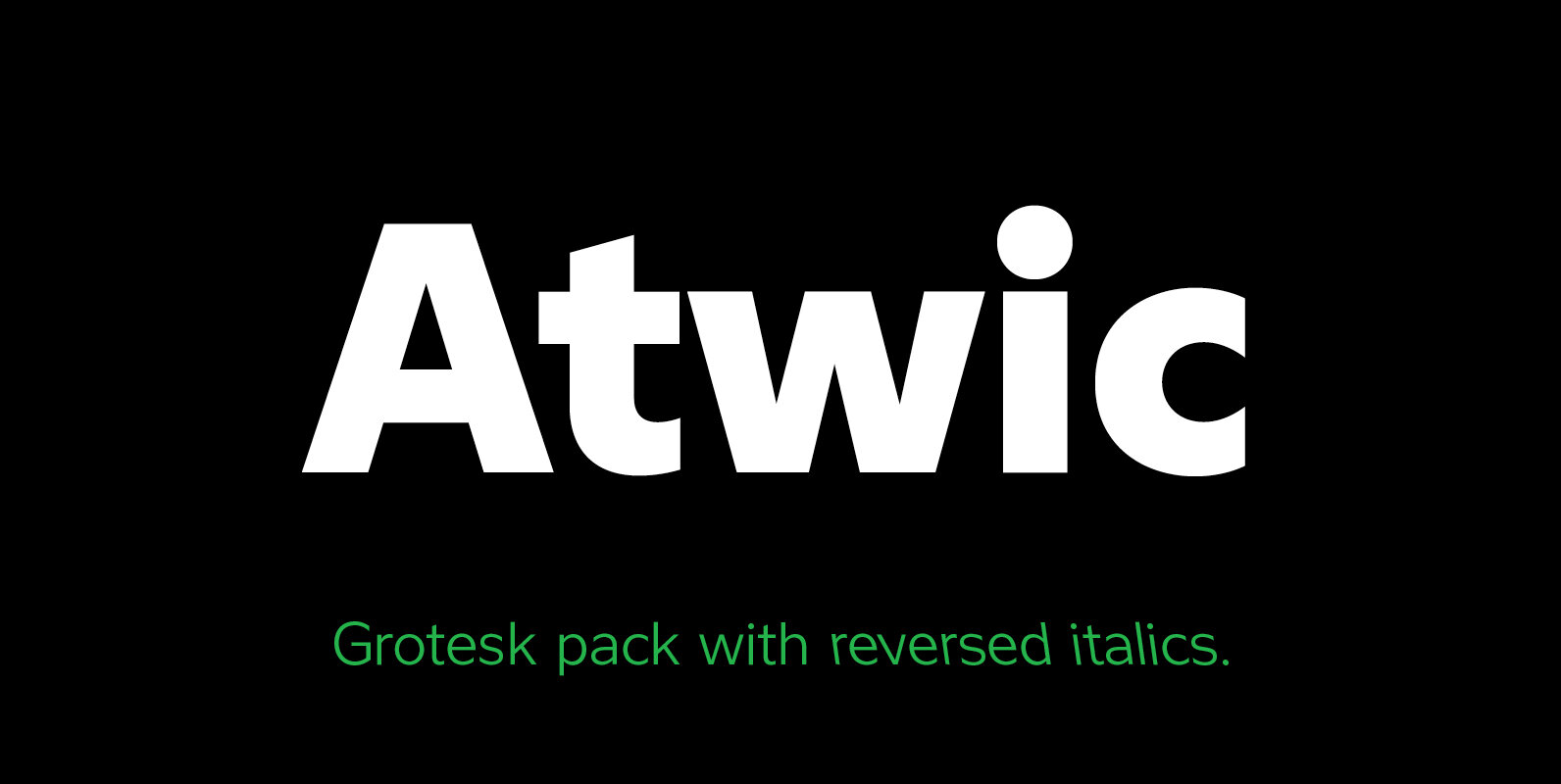 Sans Atwic Modern Sans Atwic Modern