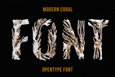 Modern Coral SVG Font