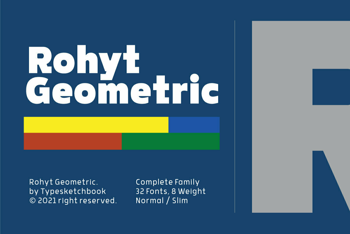 Rohyt Geometric Font