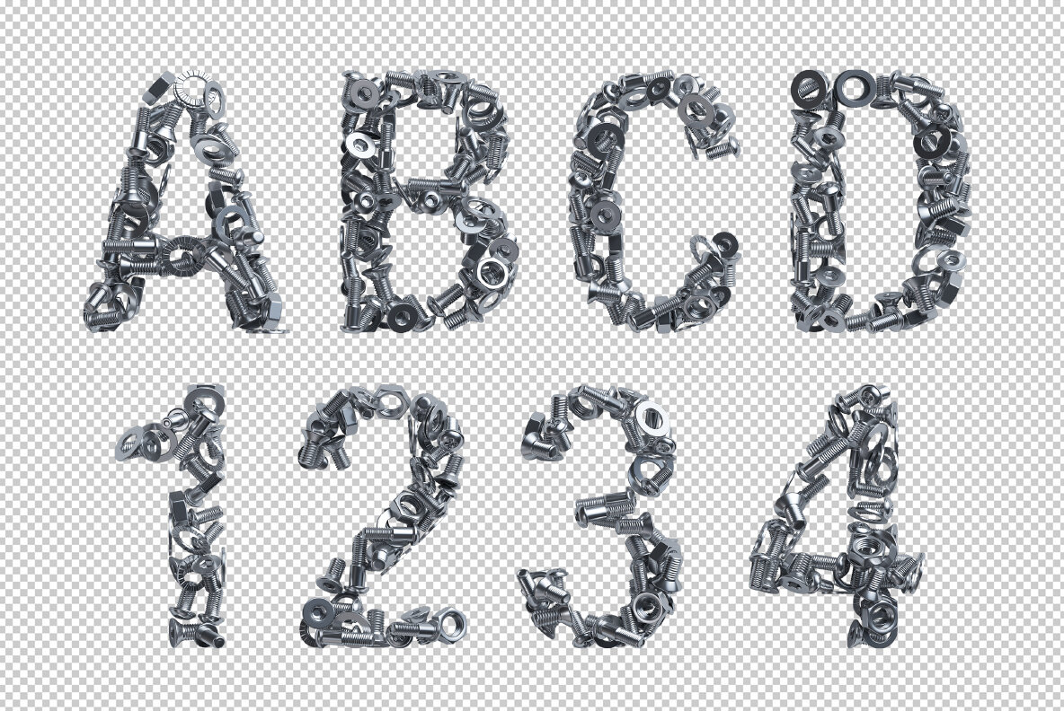Nuts and Bolts SVG Font Nuts and Bolts SVG Font