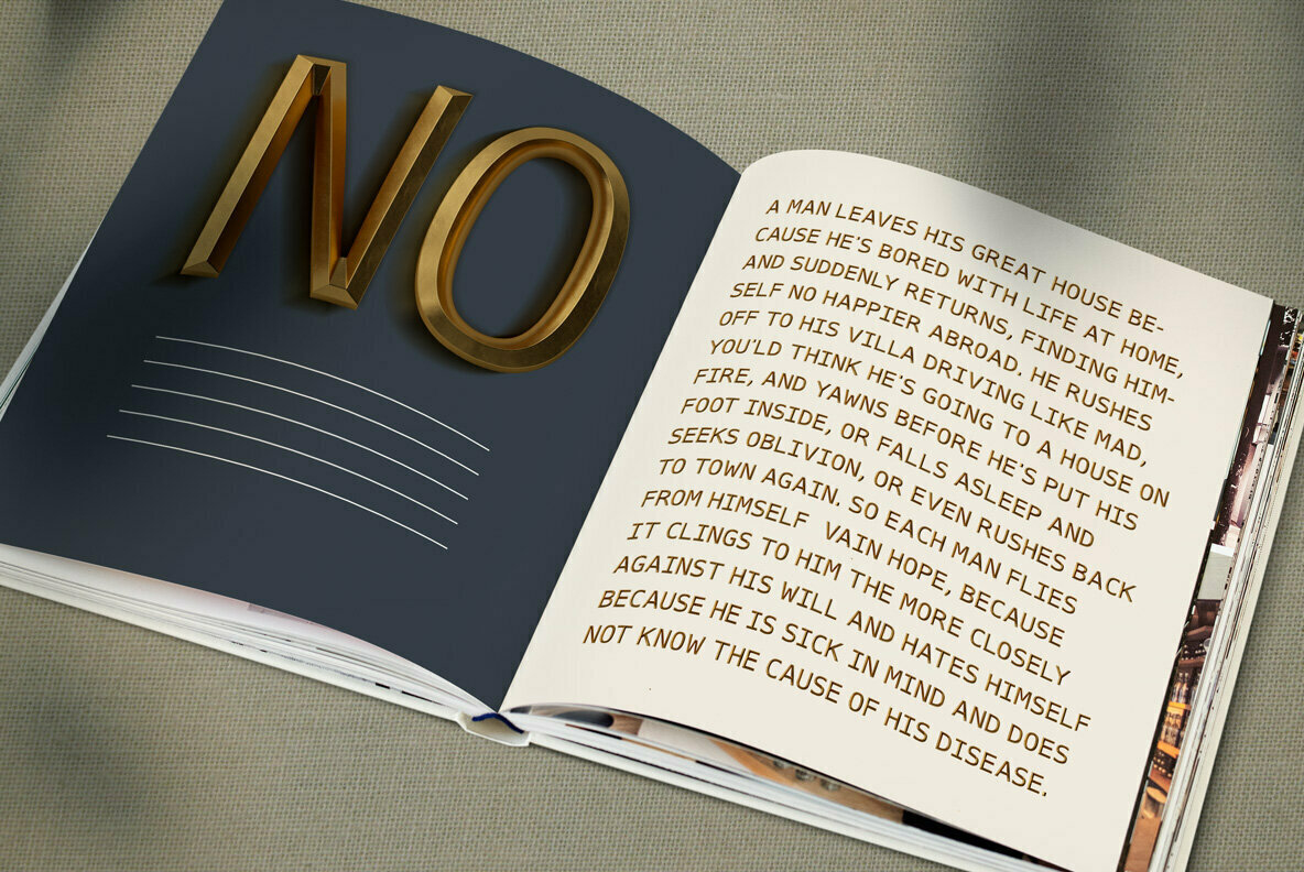 Golden Rome SVG Font 3