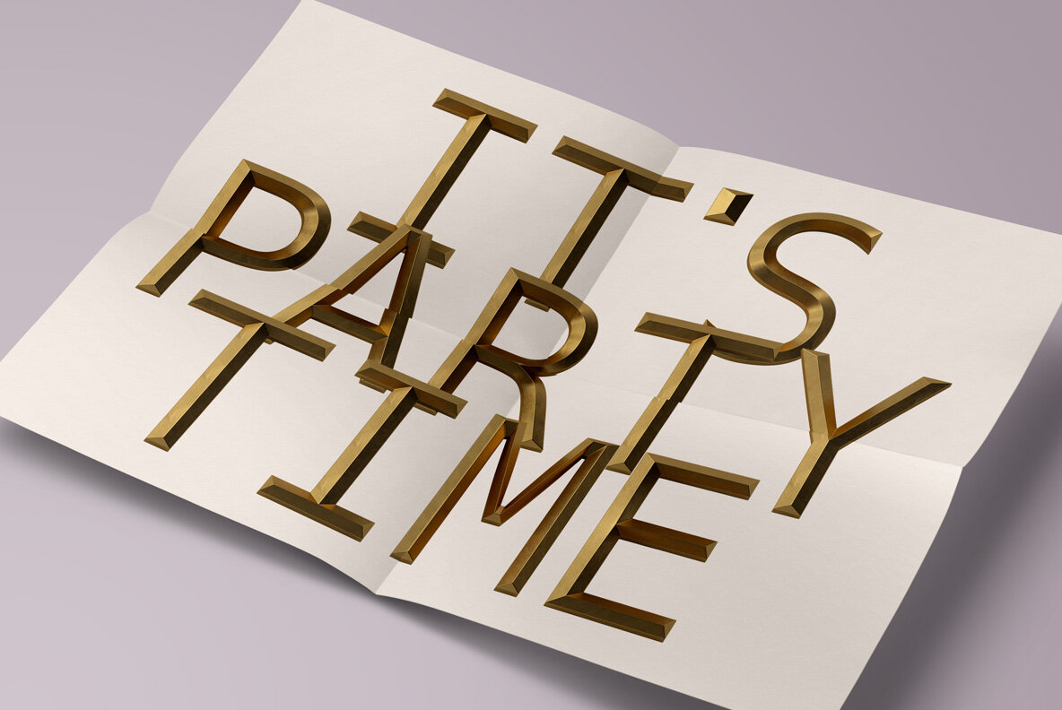 Golden Rome SVG Font 8