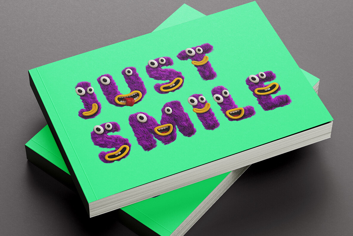 Happy Monster SVG Font 6