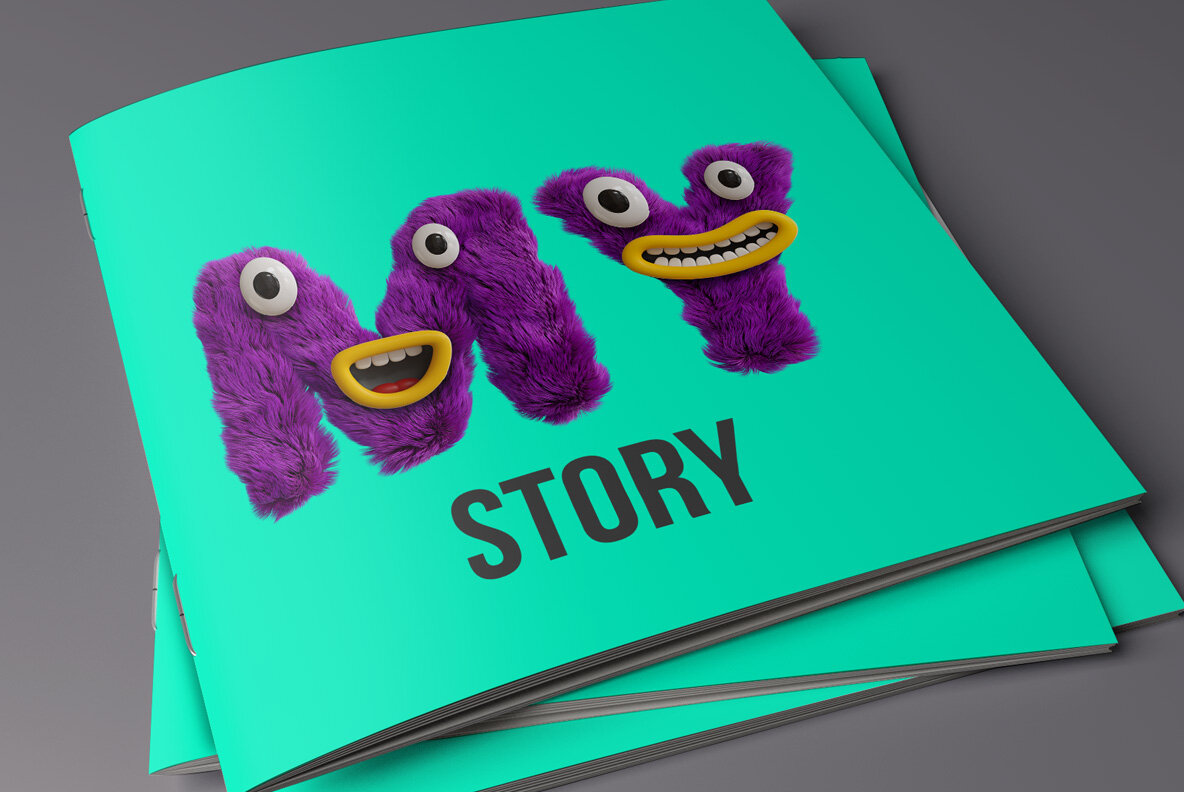 Happy Monster SVG Font 9