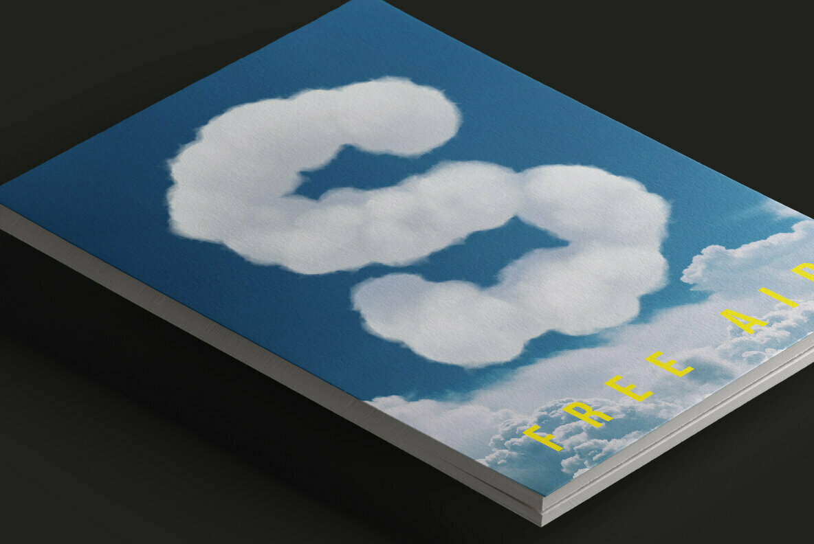 White Clouds SVG Font White Clouds SVG Font