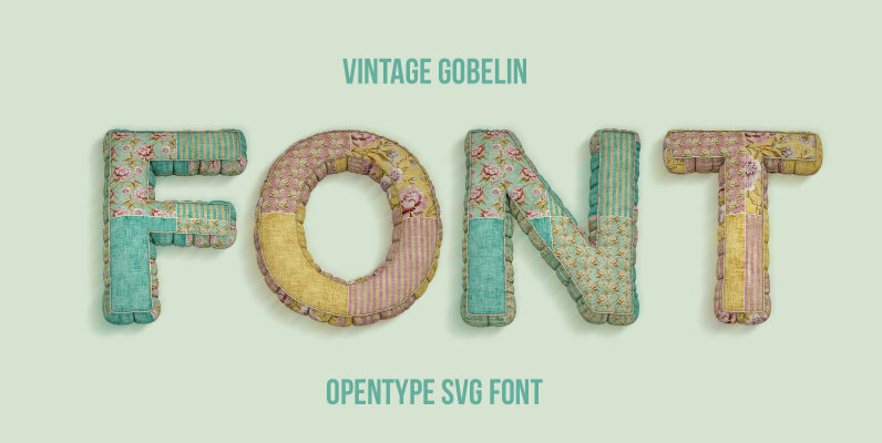 Vintage Gobelin SVG Font