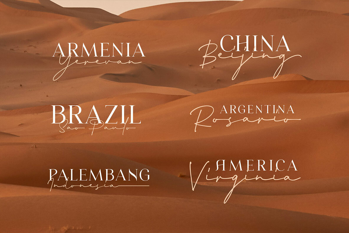 Wonderful Melanesia Font Duo Wonderful Melanesia Font Duo